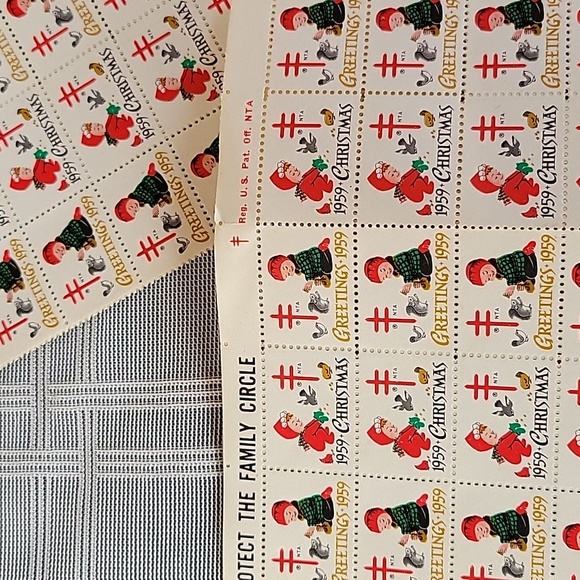 Original 1959 Christmas Seals - Picture 11 of 11